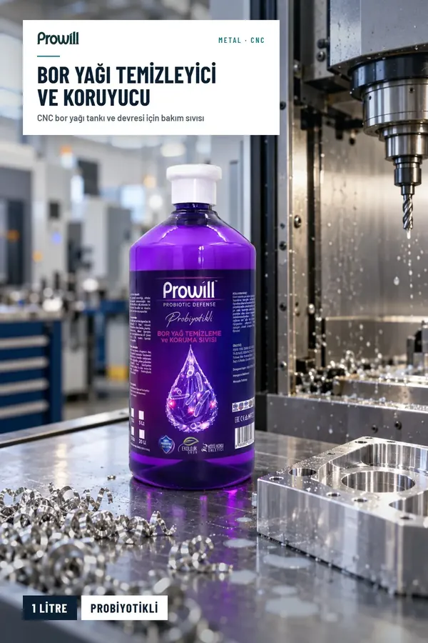 Prowill CNC Bor Yağı Temizleyici ve Koruyucu